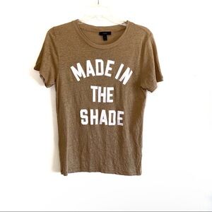 J Crew 100% linen made in the shade t-shirt